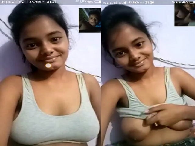 Cute Indian Girl Nudes On Video Call With Lover