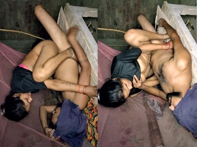 Sexy Horny Bhabhi Masterbet with Banana and Riding Husband Cock Part 1